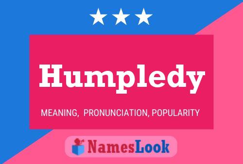 Humpledy Namensposter