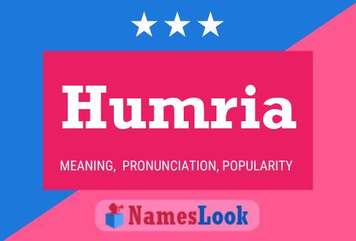 Humria Namensposter