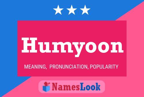 Humyoon Namensposter