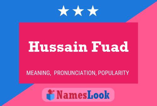 Hussain Fuad Namensposter