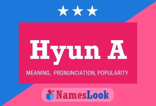 Hyun A Namensposter