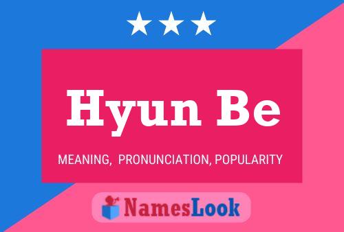 Hyun Be Namensposter