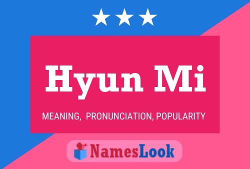 Hyun Mi Namensposter