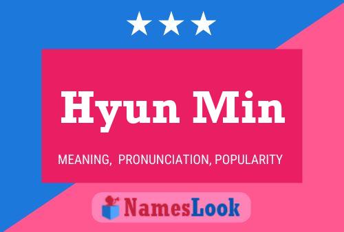 Hyun Min Namensposter