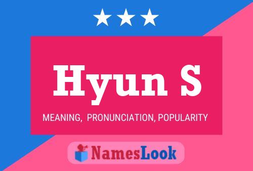 Hyun S Namensposter