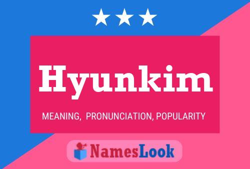 Hyunkim Namensposter