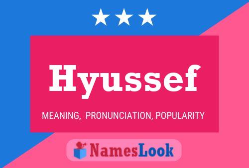 Hyussef Namensposter