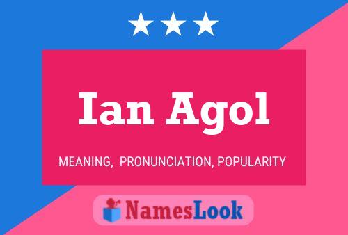 Ian Agol Namensposter