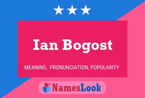 Ian Bogost Namensposter