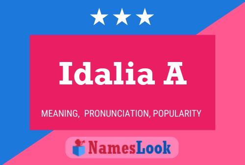 Idalia A Namensposter