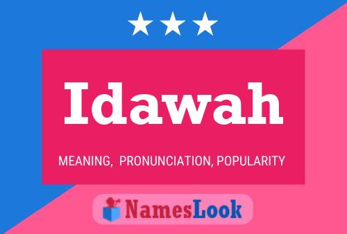 Idawah Namensposter