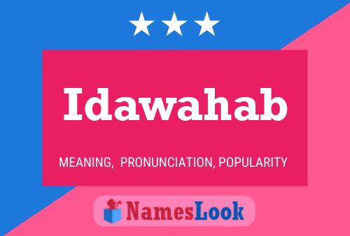 Idawahab Namensposter