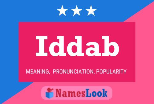 Iddab Namensposter