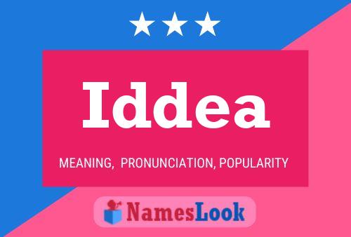 Iddea Namensposter