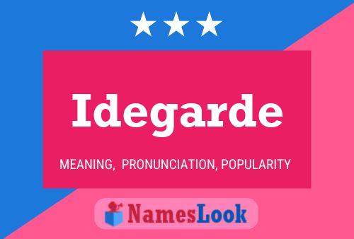 Idegarde Namensposter