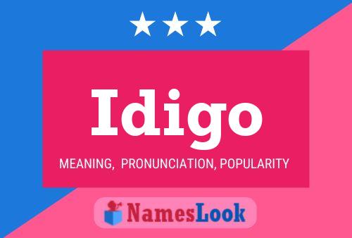 Idigo Namensposter