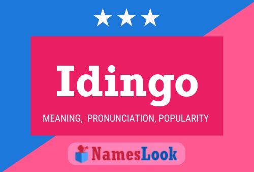 Idingo Namensposter