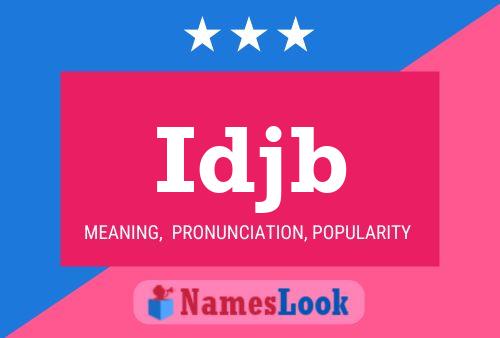 Idjb Namensposter