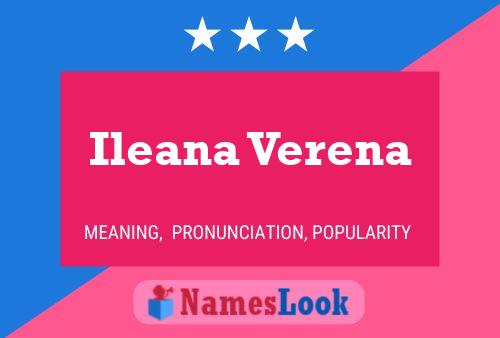 Ileana Verena Namensposter