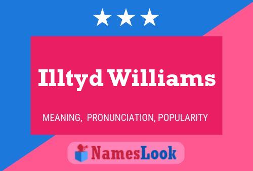 Illtyd Williams Namensposter