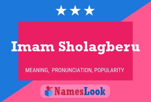 Imam Sholagberu Namensposter