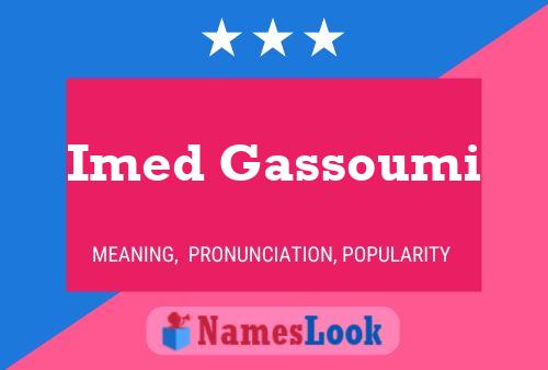 Imed Gassoumi Namensposter