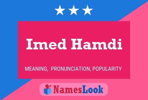 Imed Hamdi Namensposter