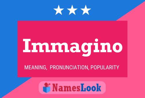 Immagino Namensposter