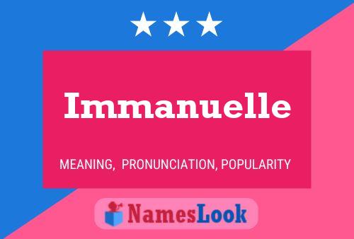 Immanuelle Namensposter