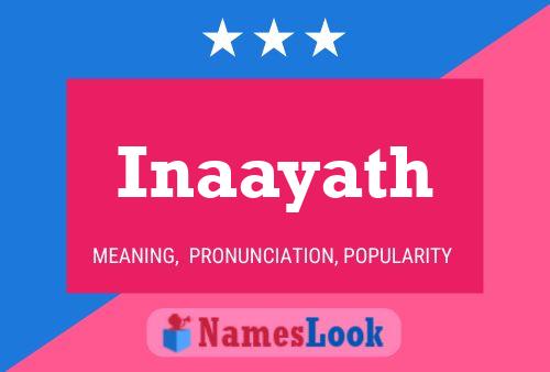 Inaayath Namensposter