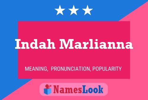 Indah Marlianna Namensposter