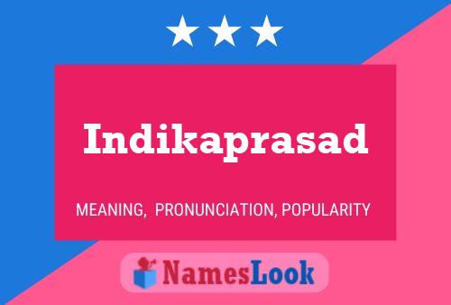 Indikaprasad Namensposter