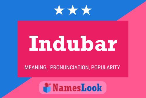 Indubar Namensposter