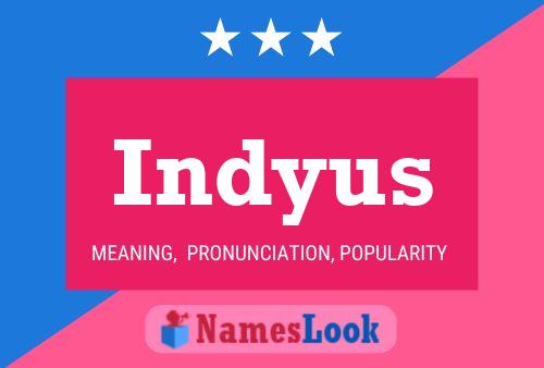 Indyus Namensposter