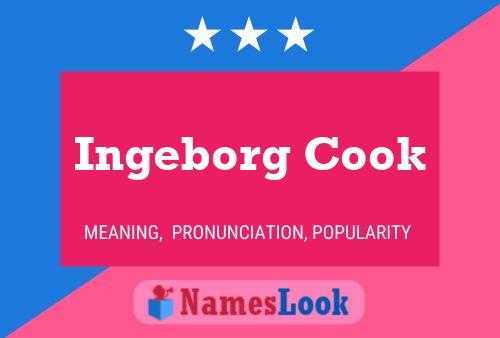 Ingeborg Cook Namensposter