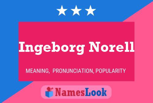 Ingeborg Norell Namensposter