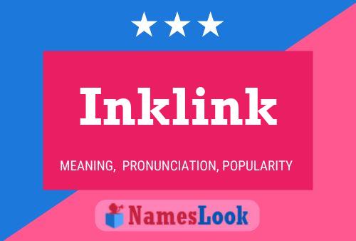 Inklink Namensposter