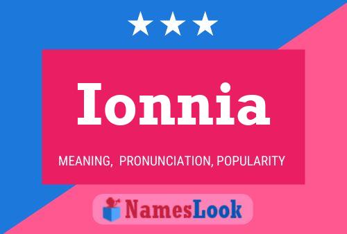 Ionnia Namensposter