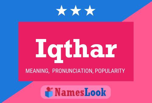 Iqthar Namensposter