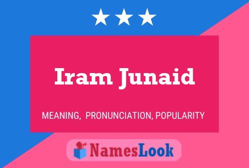 Iram Junaid Namensposter