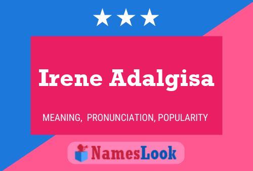 Irene Adalgisa Namensposter