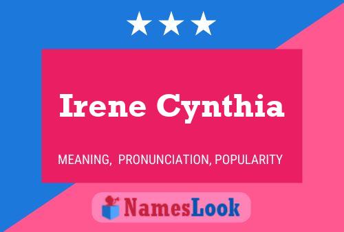 Irene Cynthia Namensposter