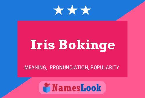 Iris Bokinge Namensposter