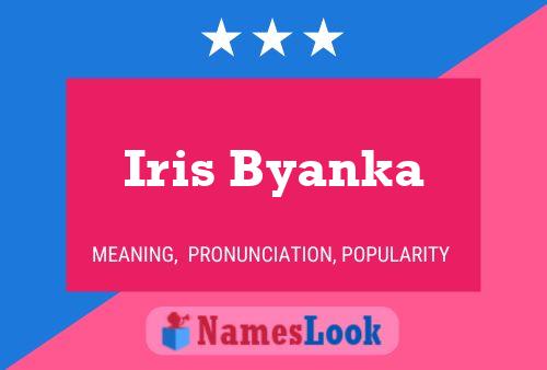 Iris Byanka Namensposter