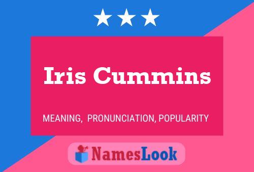 Iris Cummins Namensposter