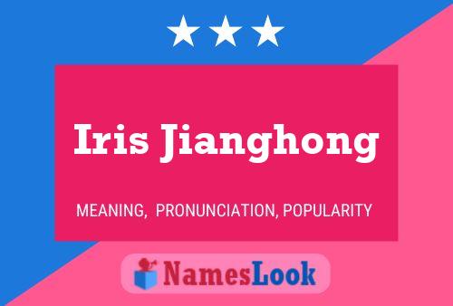 Iris Jianghong Namensposter