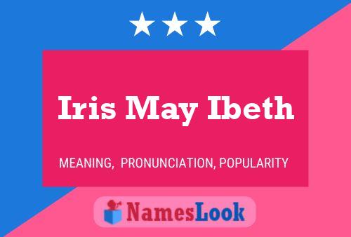 Iris May Ibeth Namensposter