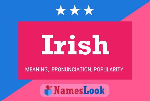 Irish Namensposter