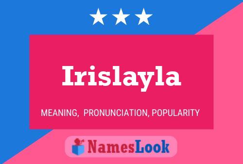 Irislayla Namensposter