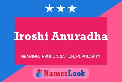 Iroshi Anuradha Namensposter